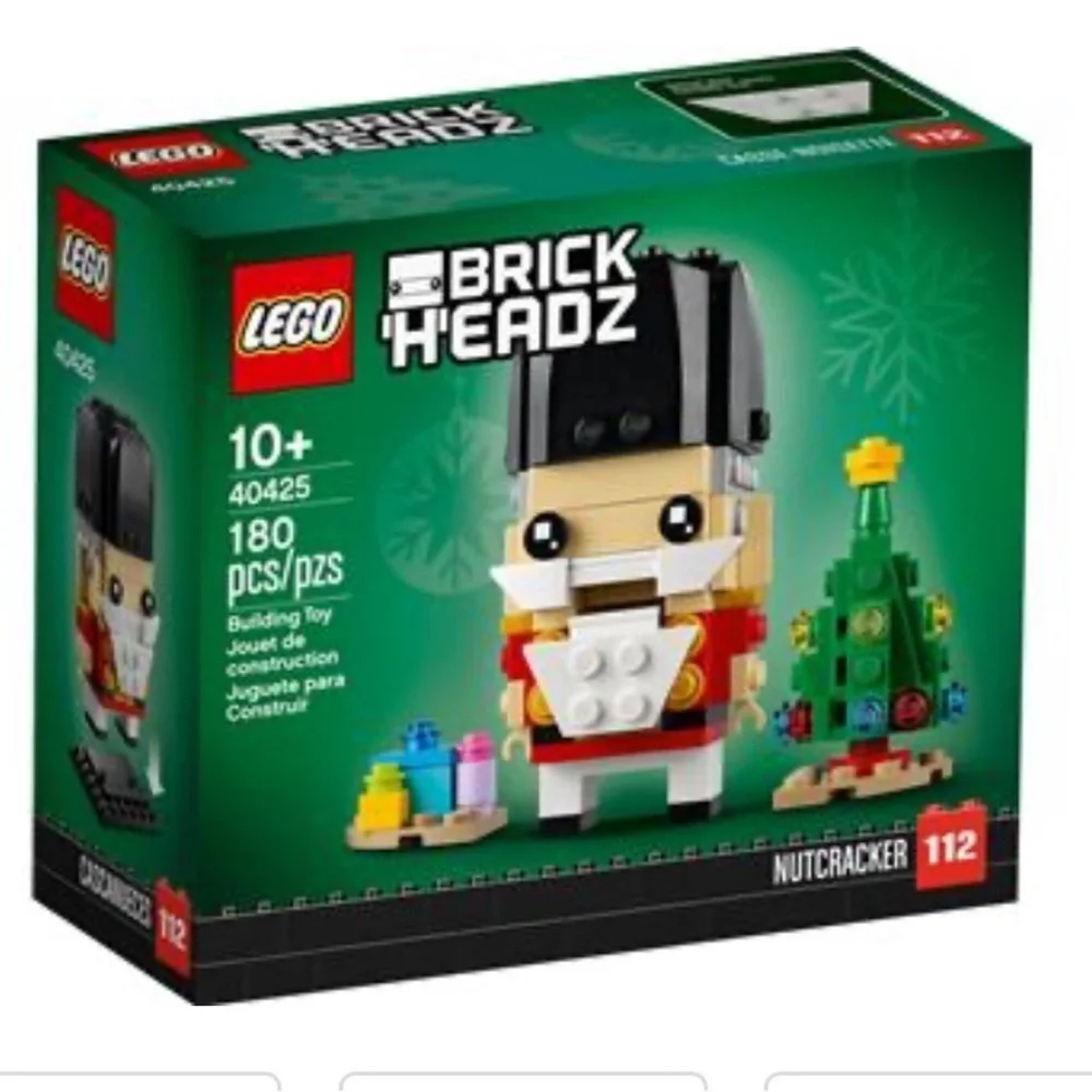 Lego brick Headz Nutcracker set 40425 new in sealed box 180 pieces retired rare